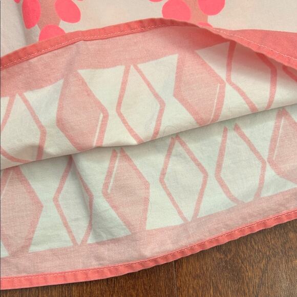 Gymboree Pink and White Geometric Pattern Cotton Dress, Size 8 - Picture 6 of 8